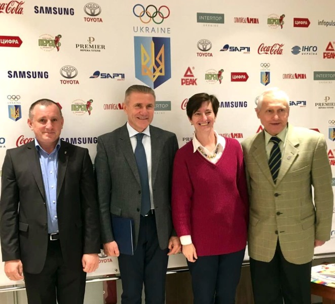 З президентом НОК С.Бубкою та колегами з регіонів